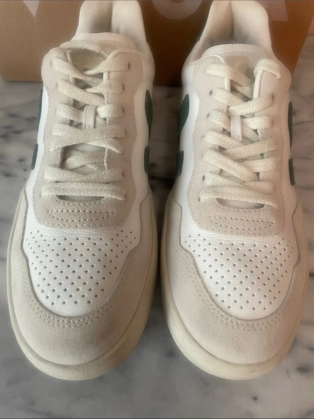 VEJA V-90 Extra-White Cypress Sneaker